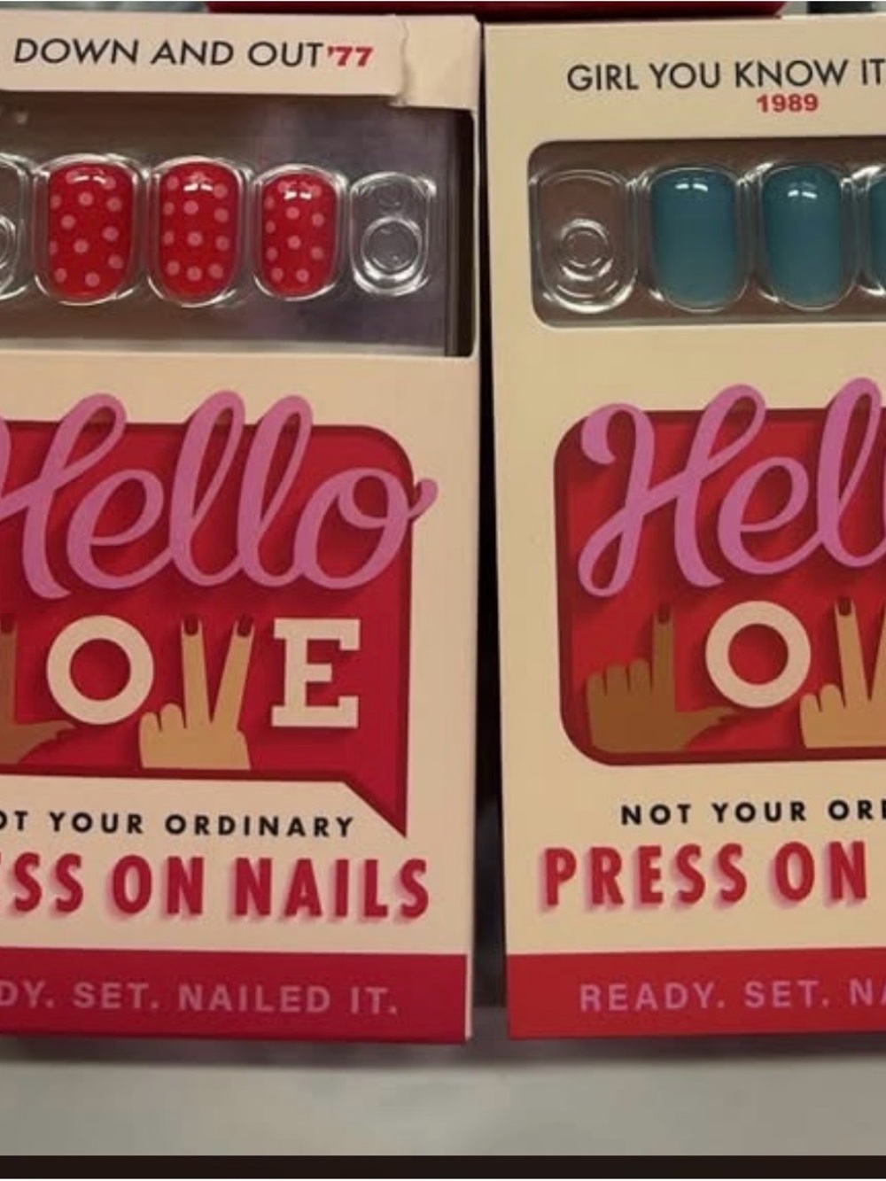 Hello Love 
Partial sets 
Available sizes listed in description